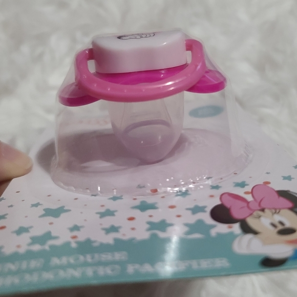 Disney Baby Pink Minnie Mouse Orthodontic Pacifier (NWT) - Picture 3 of 6